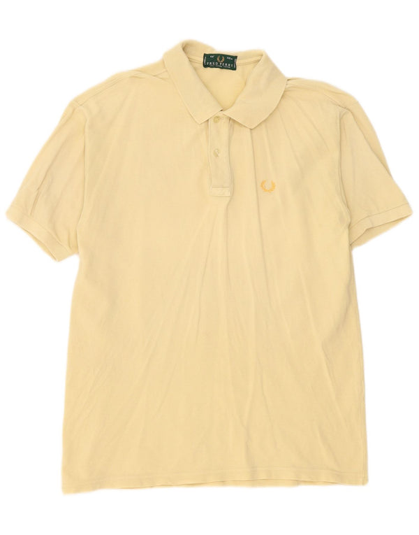Fred Perry Polo Homme Jaune Moyen Coton