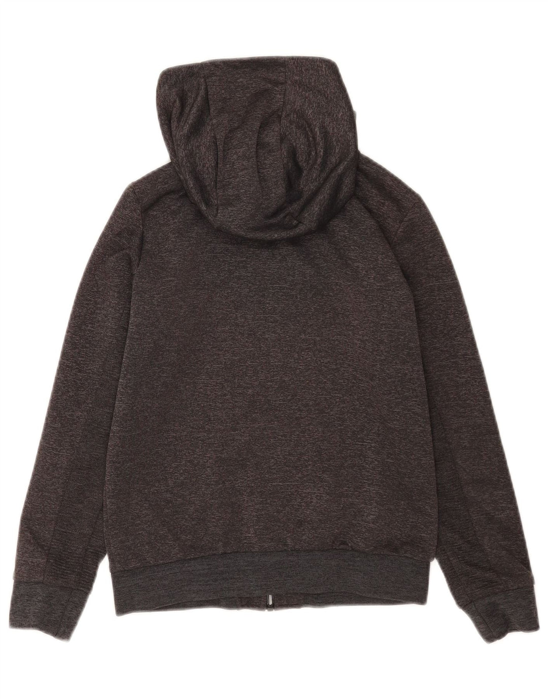 Ellesse Pull à capuche zippé coupe classique pour garçon 9-10 ans Gris moyen moucheté