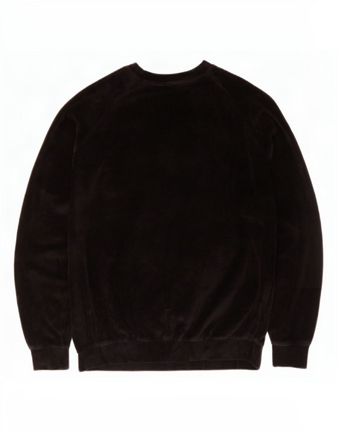 Puma Sweat-shirt graphique en velours pour femme UK 12 Coton noir moyen
