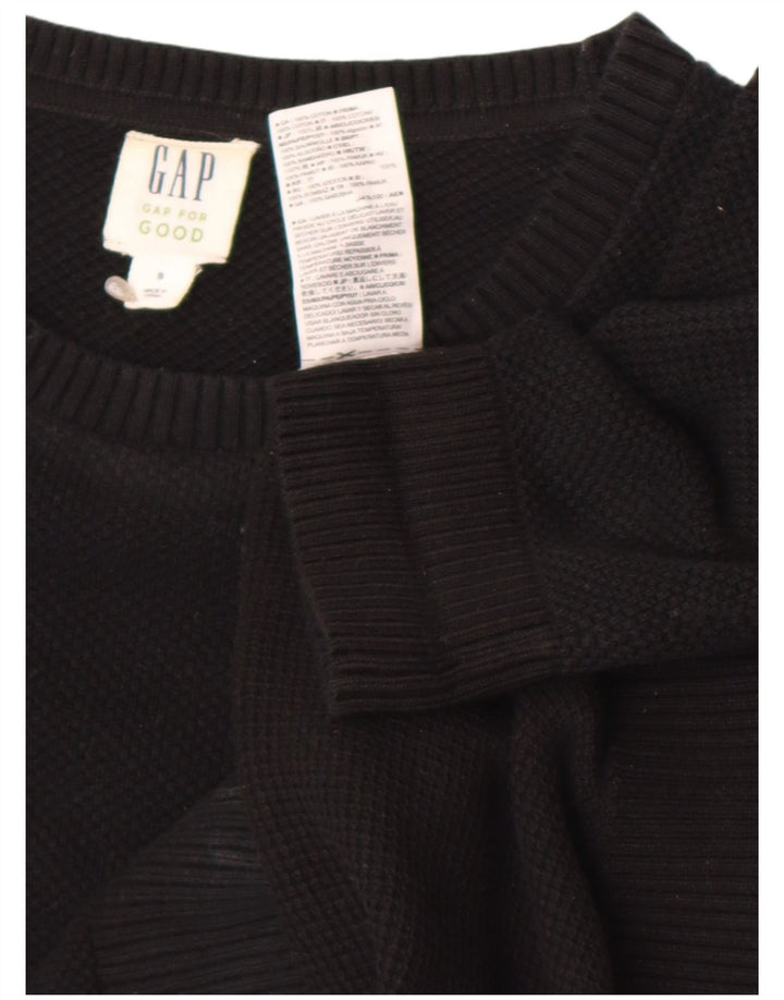 Gap Pull à col rond pour homme Petit coton noir