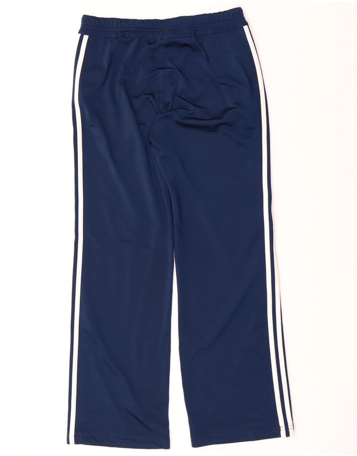 ADIDAS Pantalon de survêtement pour femme UK 14 Bleu marine moyen Polyester