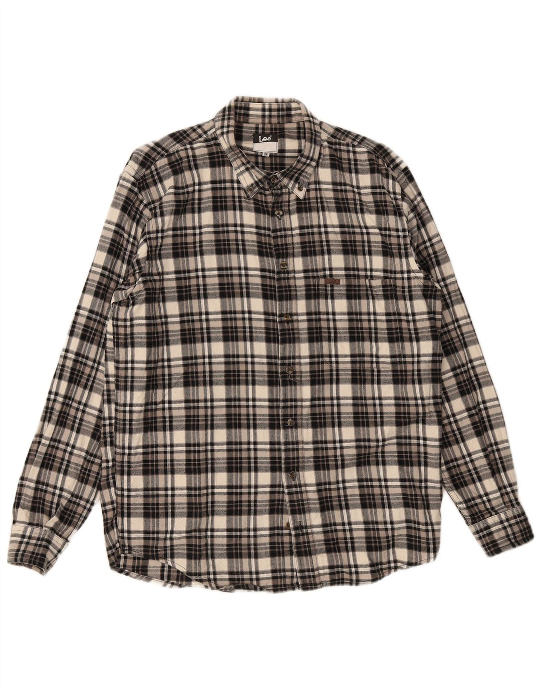 Lee Chemise en Flanelle Homme Medium Multicolore Carreaux Coton