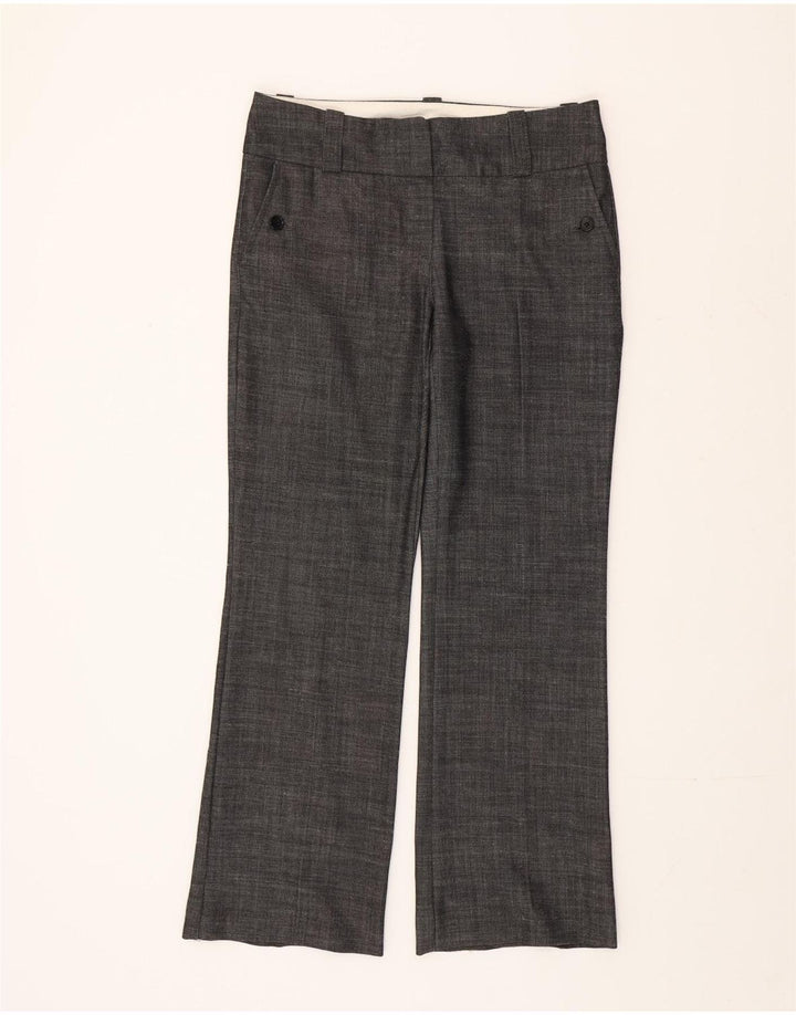 Monsoon Pantalon décontracté bootcut pour femme UK 10 Small W32 L30 Gris Polyester