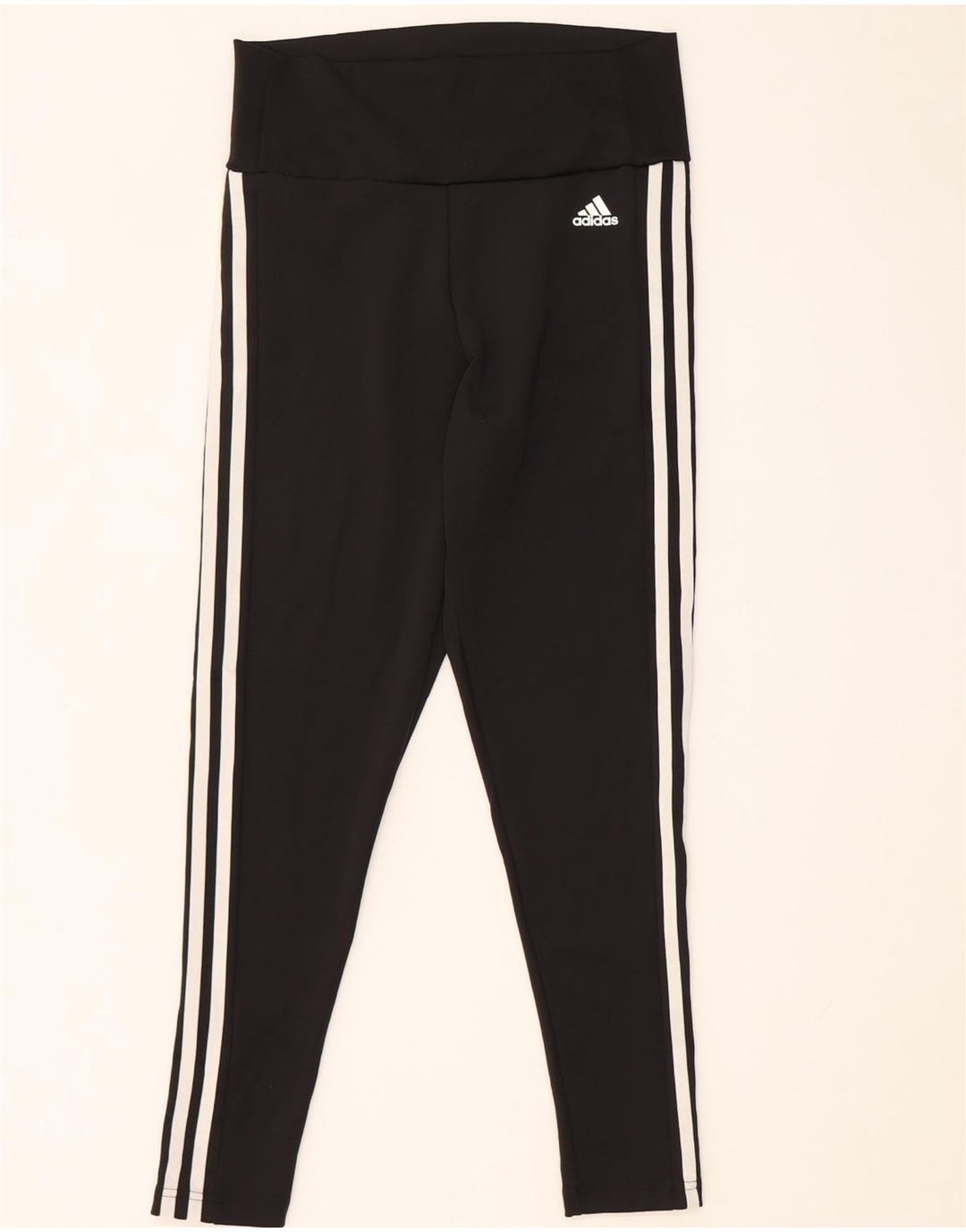 ADIDAS Leggings Aeroready pour femmes UK 12/14 Polyester noir moyen