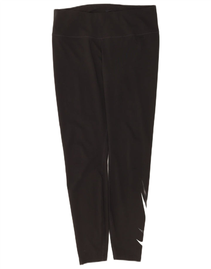 Legging Nike Dri Fit Graphic pour femme UK 16 Large Noir Polyester