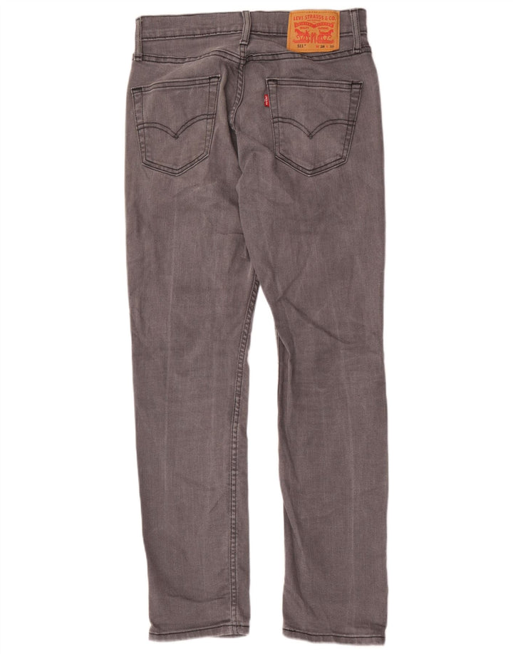 Levi's Jean Slim 511 Homme W28 L30 Gris Coton