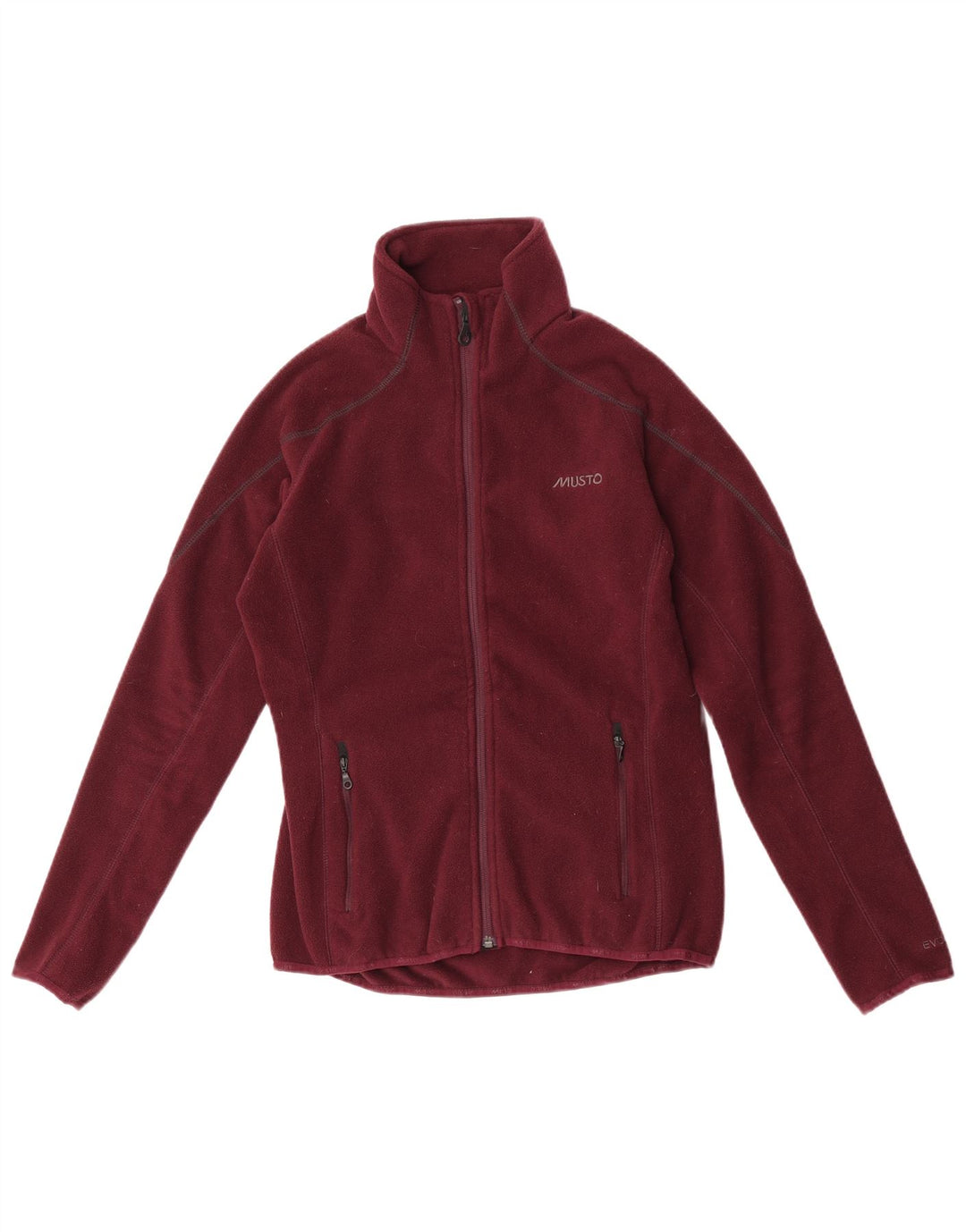 Musto Veste polaire pour femme UK 12 Polyester bordeaux moyen