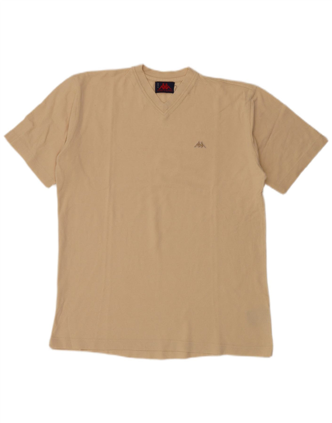 KAPPA T-Shirt Homme Top Large Beige Coton