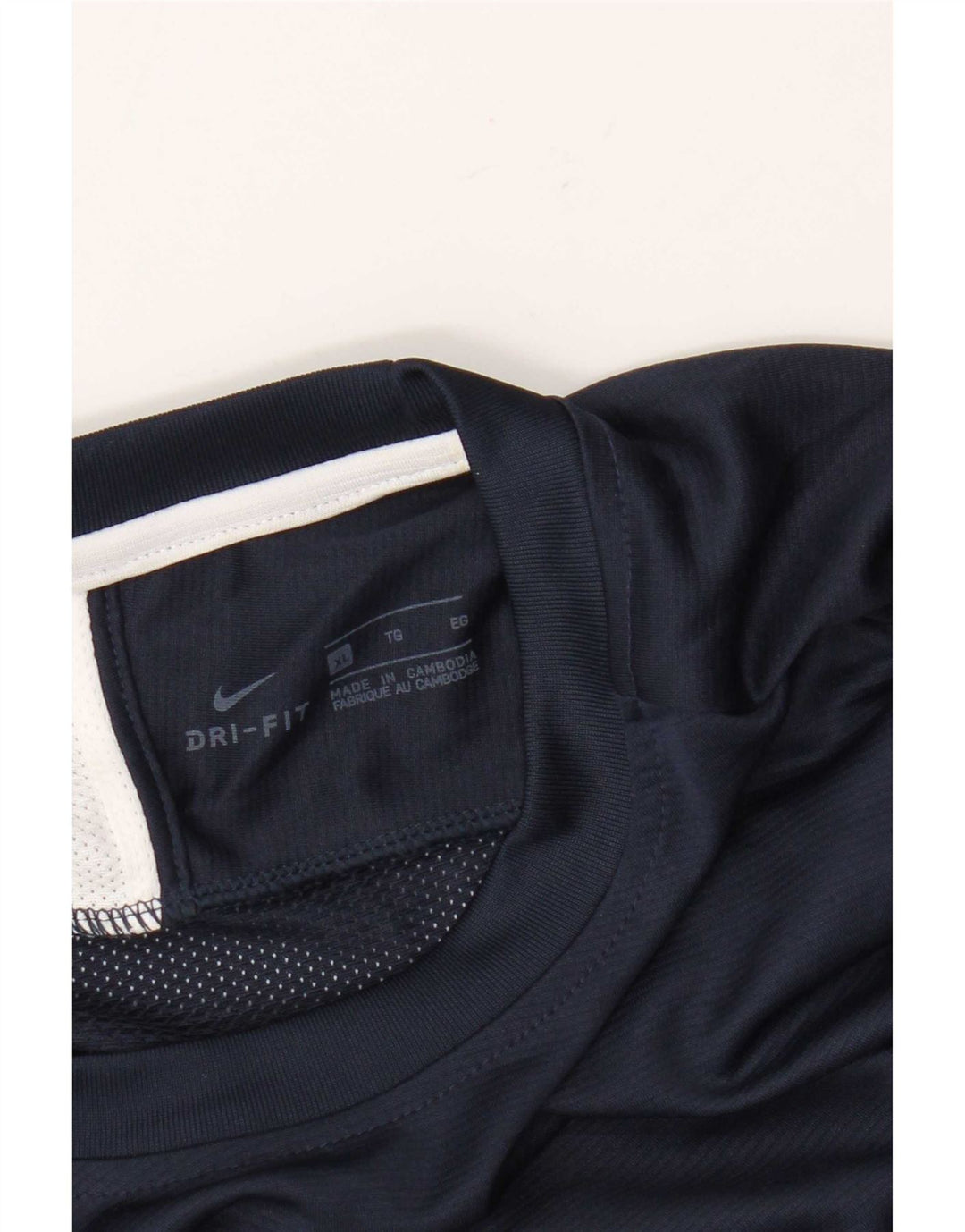 Nike Hommes Dri Fit T-Shirt Haut XL Bleu Marine