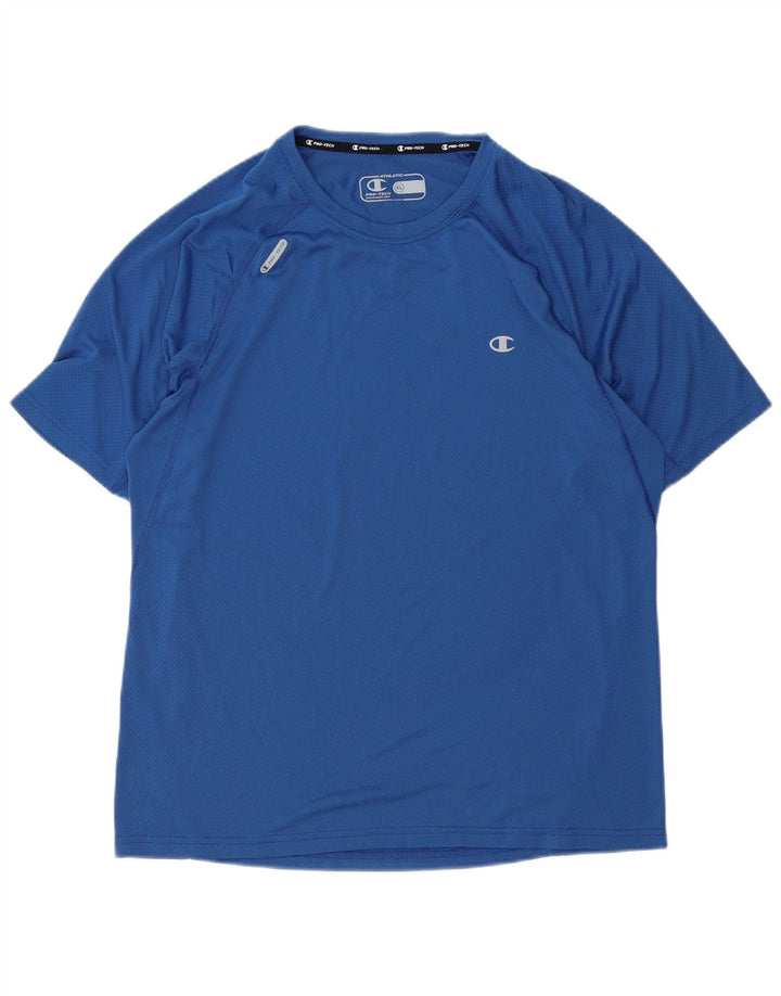 Champion T-Shirt Homme Top XL Bleu