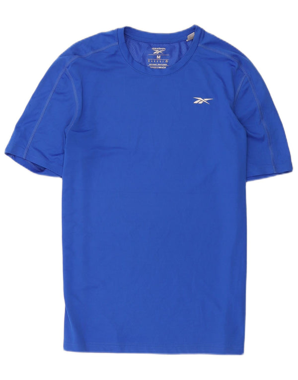 Reebok T-Shirt Homme Bleu Moyen Polyester