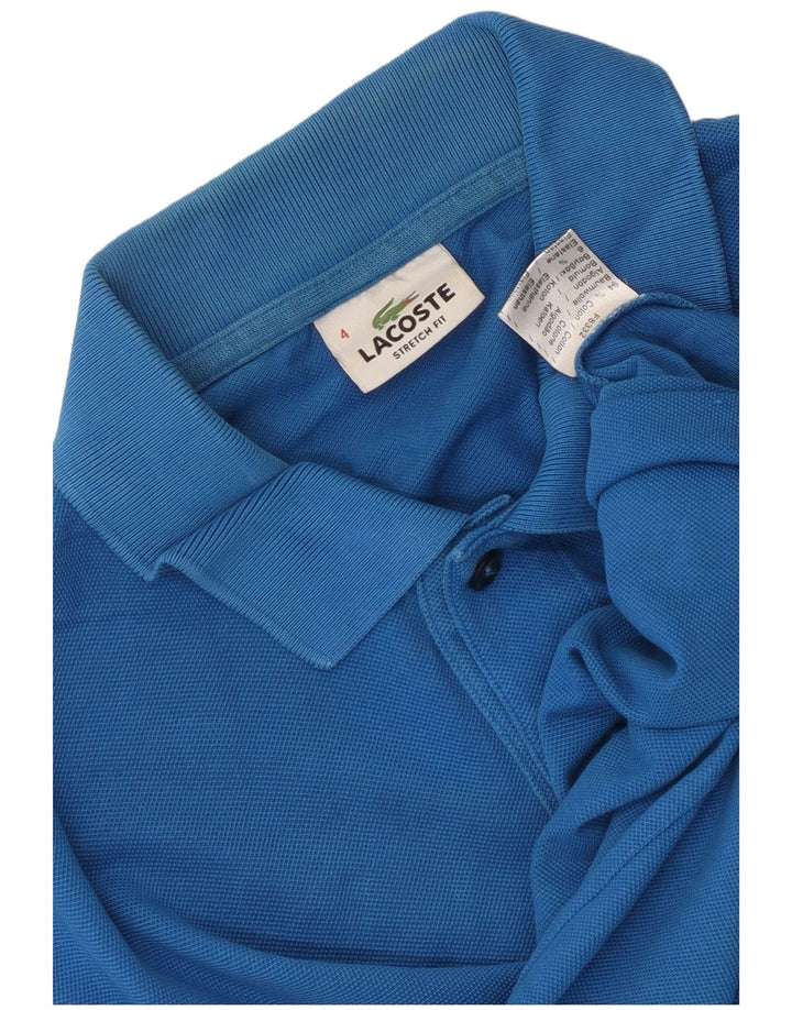 Lacoste Polo Homme Taille 4 Coton Bleu Moyen