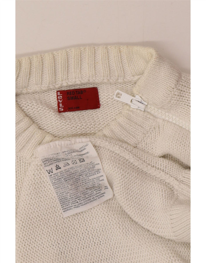 Levi's Pull Graphic Crew Neck Jumper Homme Blanc Petit Coton