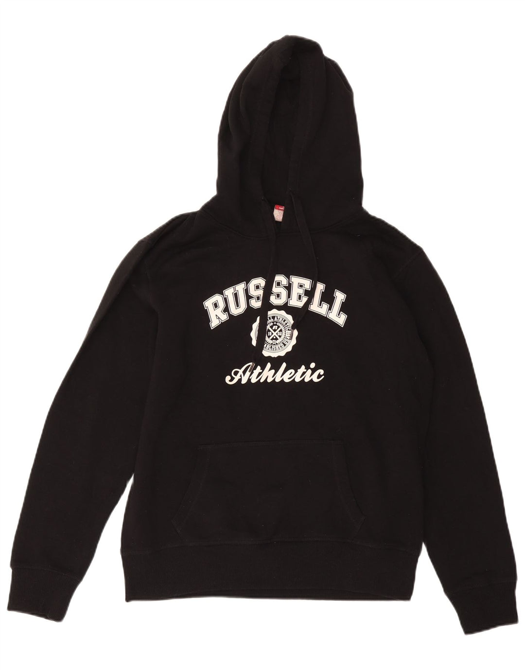 RUSSELL ATHLETIC Pull à capuche graphique coupe ample pour garçon 13-14 ans Noir