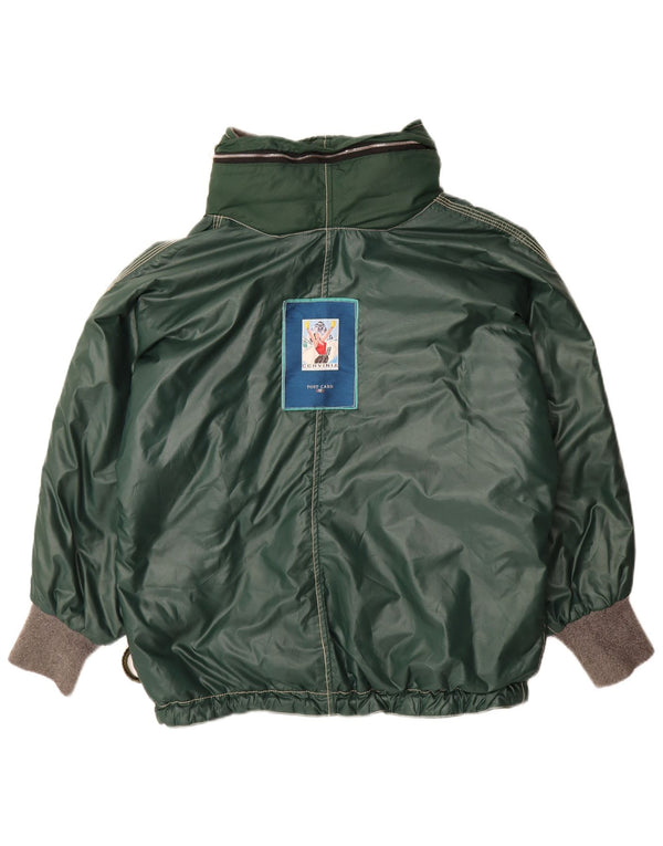 Post Card Veste coupe-vent graphique pour homme UK 42 XL Vert Colourblock