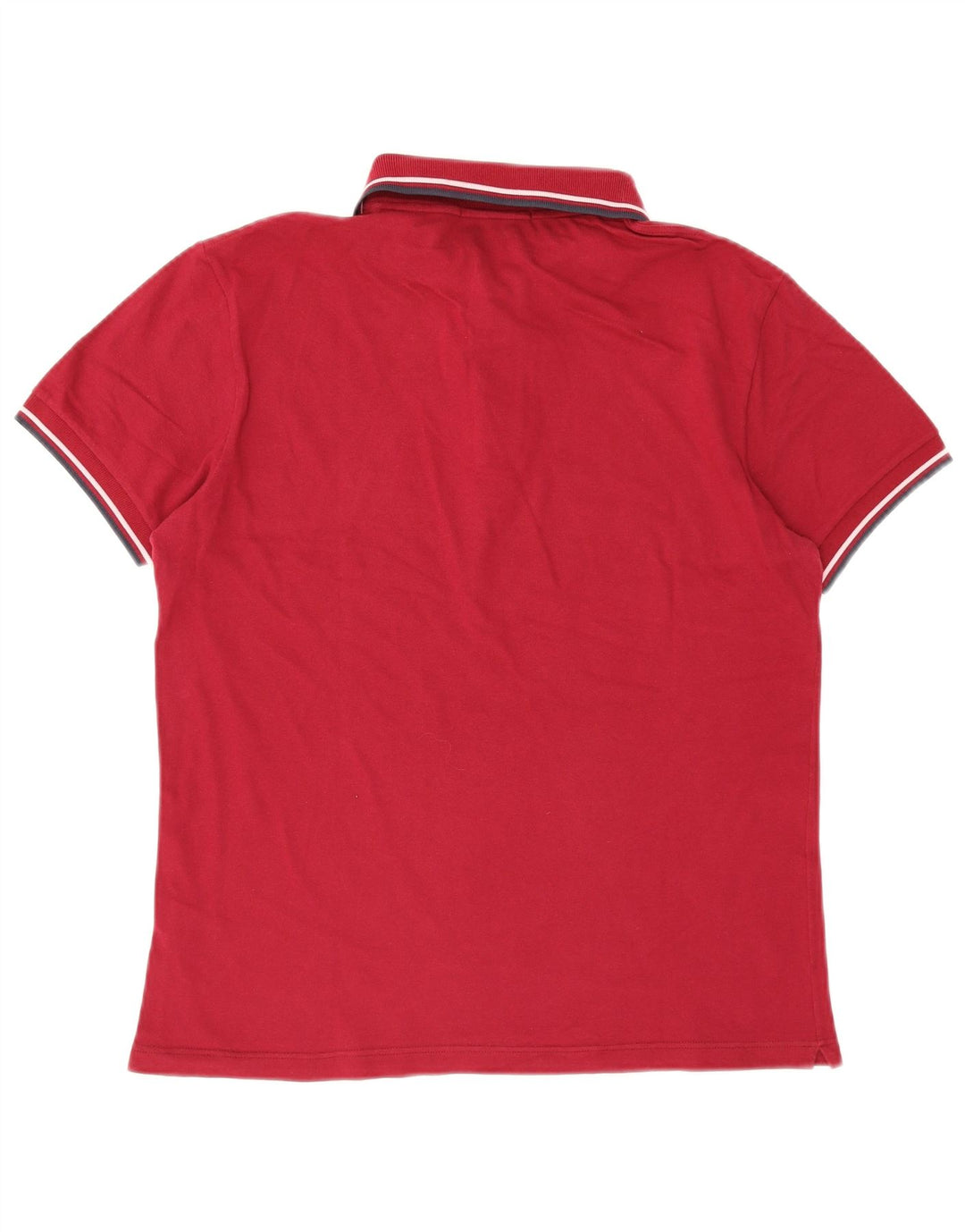 Fred Perry Polo Homme Coton Rayé Bordeaux Moyen