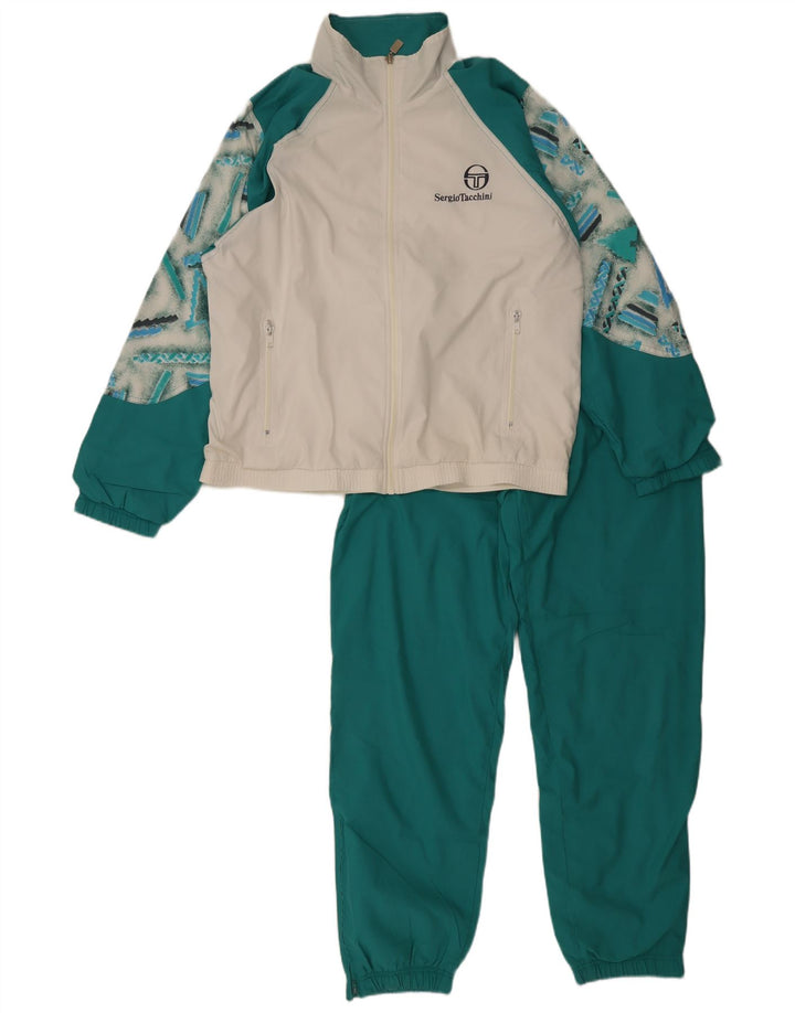 Sergio Tacchini Survêtement complet graphique pour hommes IT 48 Small Green Colourblock