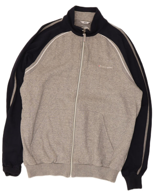 Champion Veste de survêtement pour homme 2XL Gris Colorblock Coton