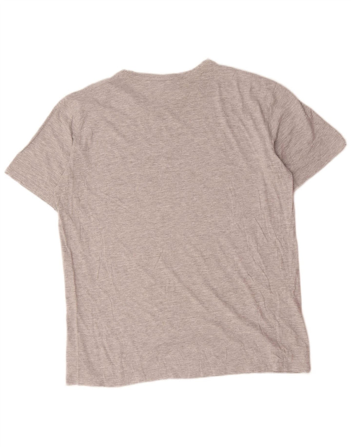 Lotto T-Shirt Graphique Homme Top 2XL Gris Moucheté