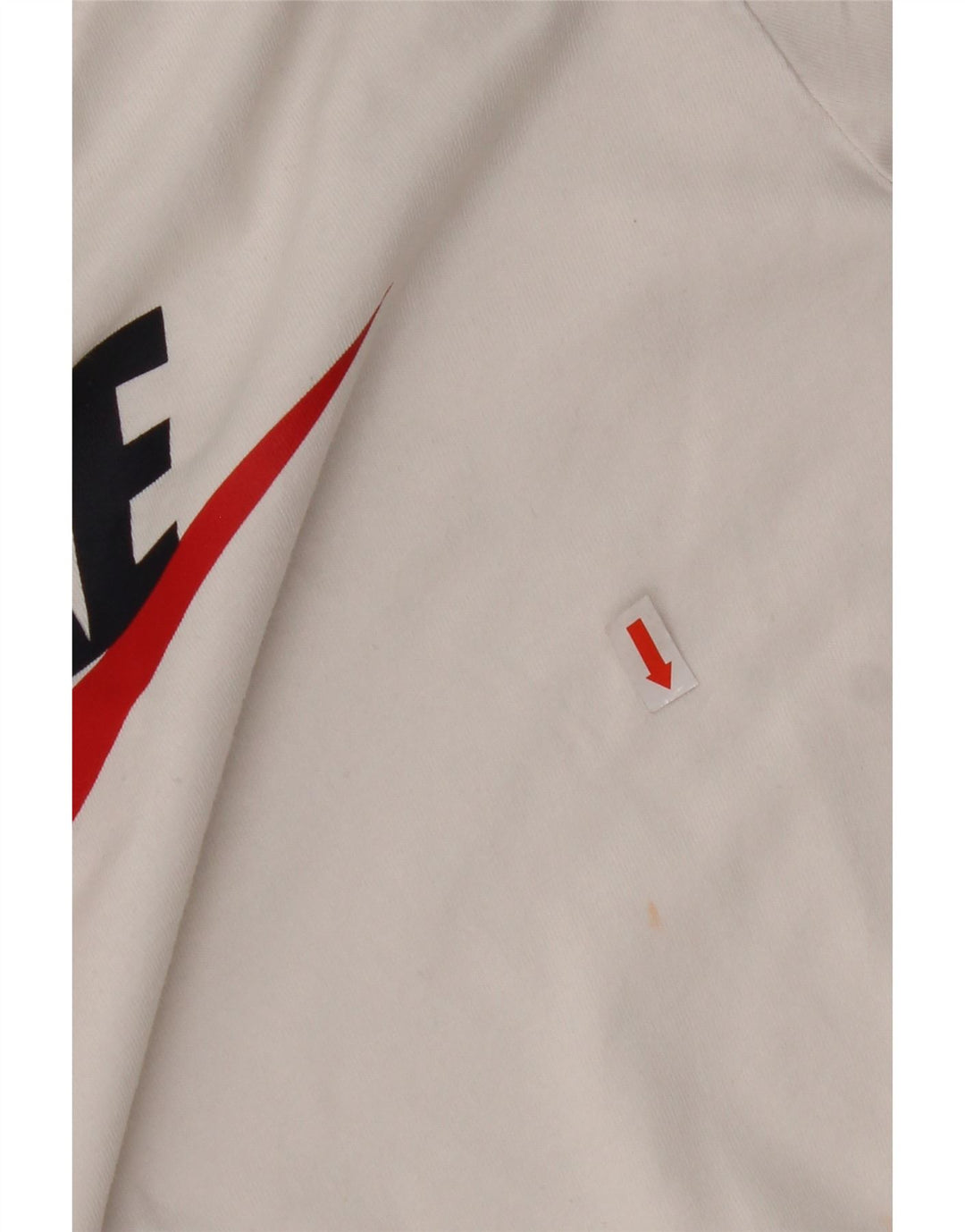 NIKE Haut T-Shirt Graphique Garçon 13-14 ans Blanc Coton