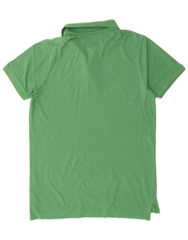 Tommy Hilfiger Polo Homme Vert Moyen Coton
