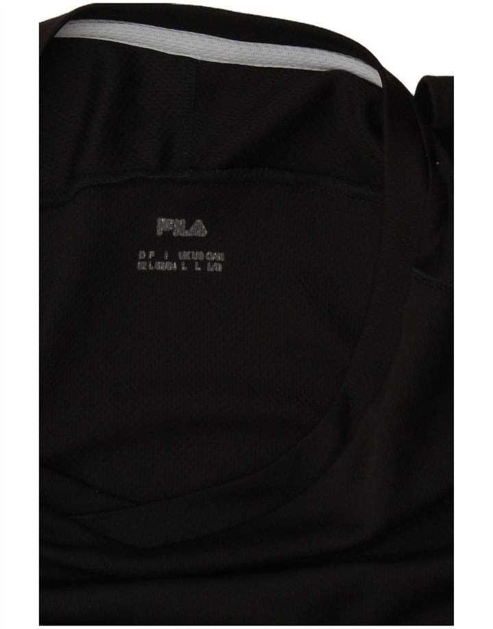 Fila T-Shirt Homme Haut Large Noir Colourblock