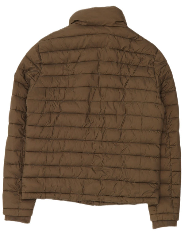 Superdry Veste rembourrée pour homme UK 38 Medium Khaki Nylon