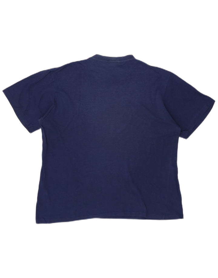 Lacoste T-Shirt Homme Top Taille 4 Coton Bleu Moyen