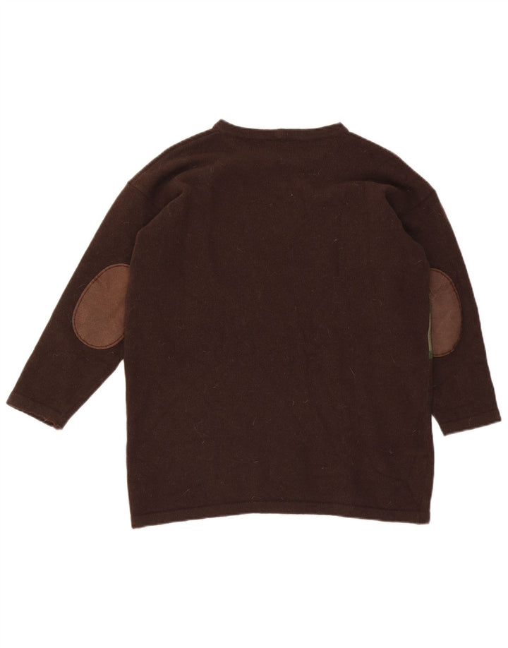 Iceberg Pull graphique à col bateau pour femme IT 42 Marron moyen