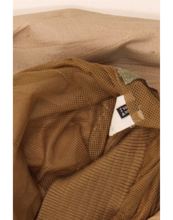 veste en cuir homme vintage IT 50 Grand Marron