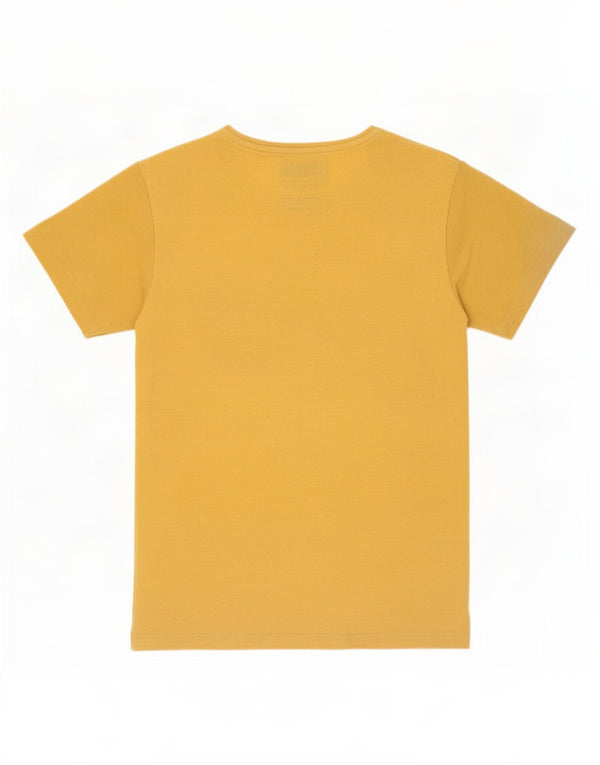 Jack & Jones T-Shirt Graphique Homme Jaune Moyen Polyester