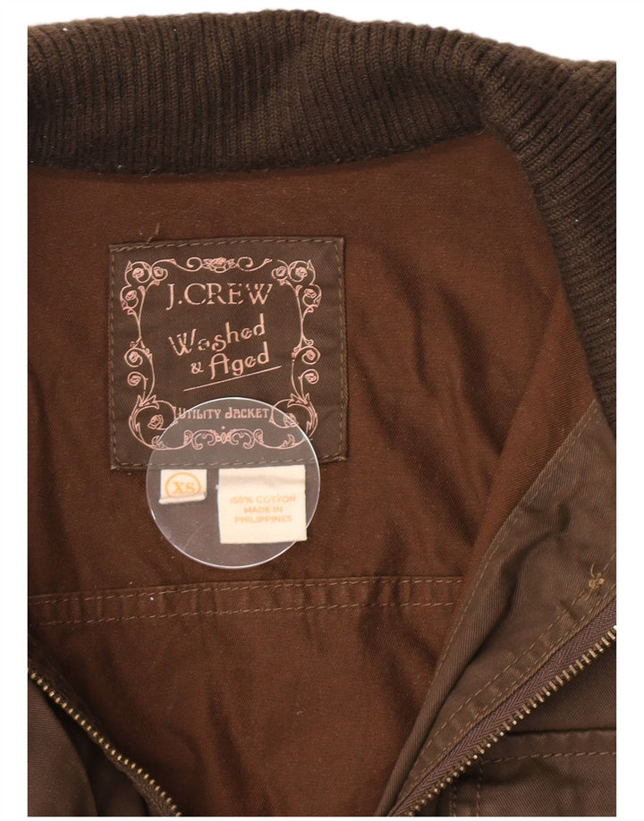 J. Crew Veste utilitaire pour femme UK 6 XS Marron Coton