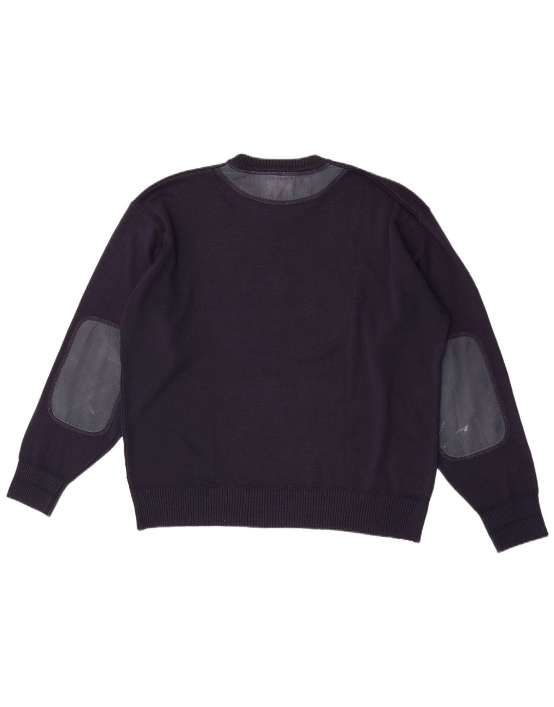 Blue Drake Pull graphique à col rond pour homme Taille L Bleu marine