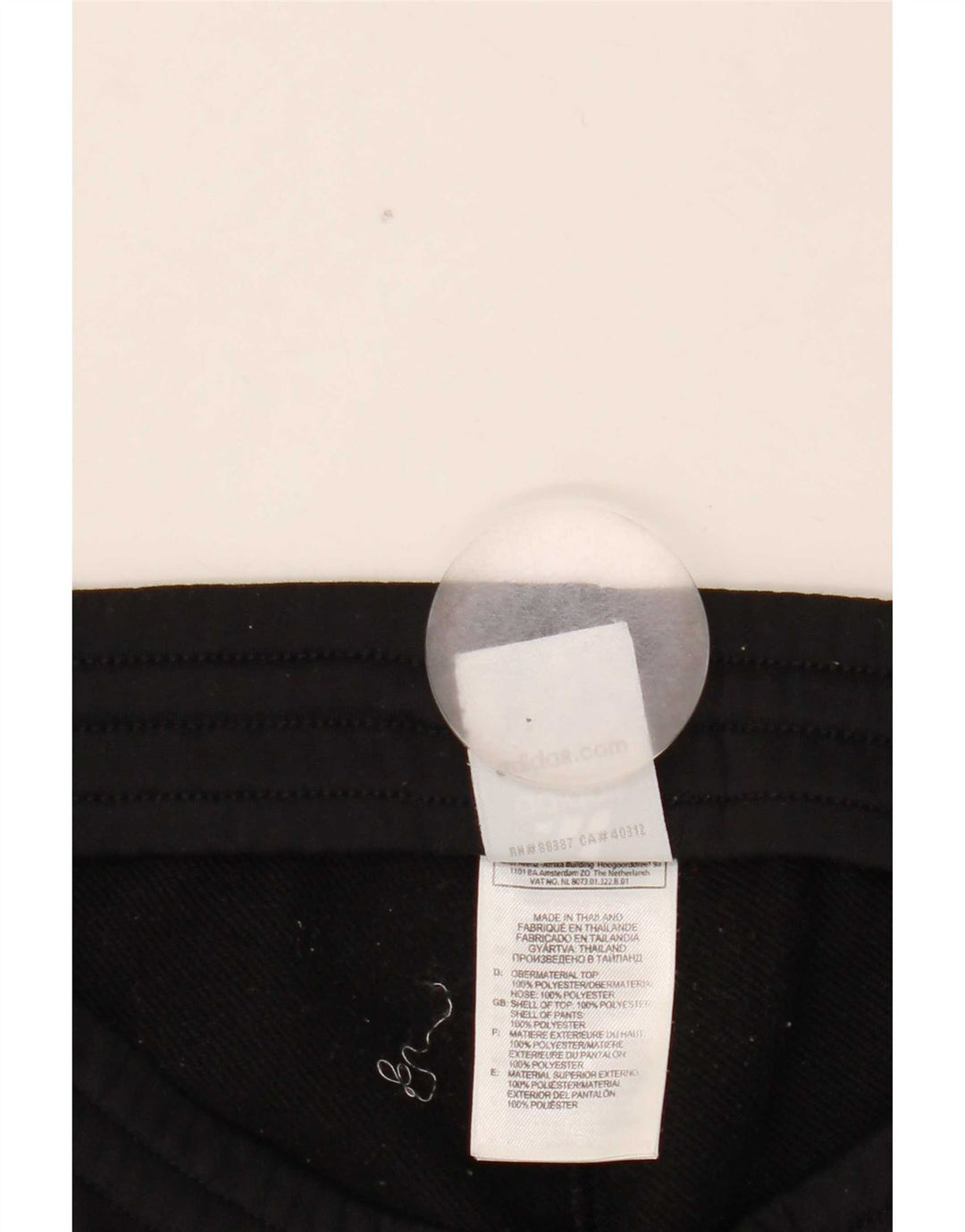 Adidas Pantalon de survêtement pour femme UK 8 Small Noir Polyester