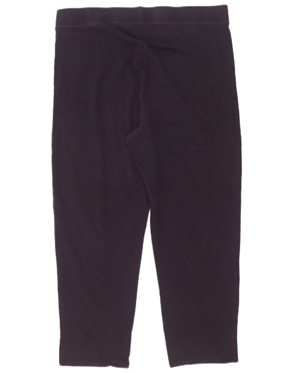 Marks & Spencer Leggings Femme UK 22 3XL Bleu Marine Coton
