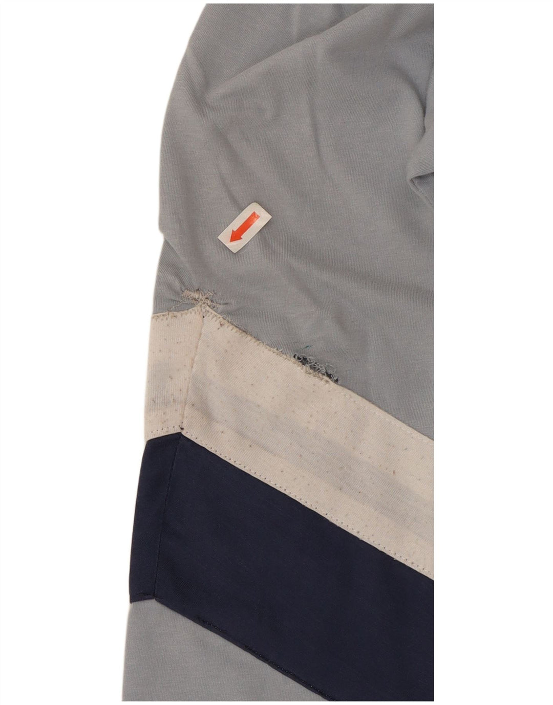 Fila Haut à manches longues en coton bleu colour block pour homme