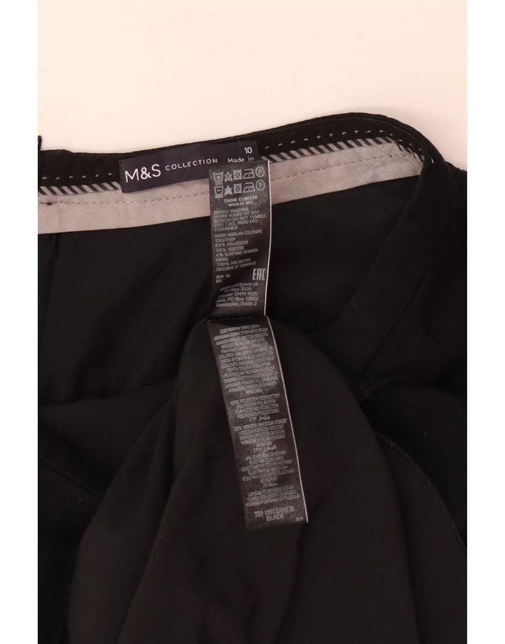 Marks & Spencer Jupe crayon pour femme UK 10 Small W26 Noir Polyester