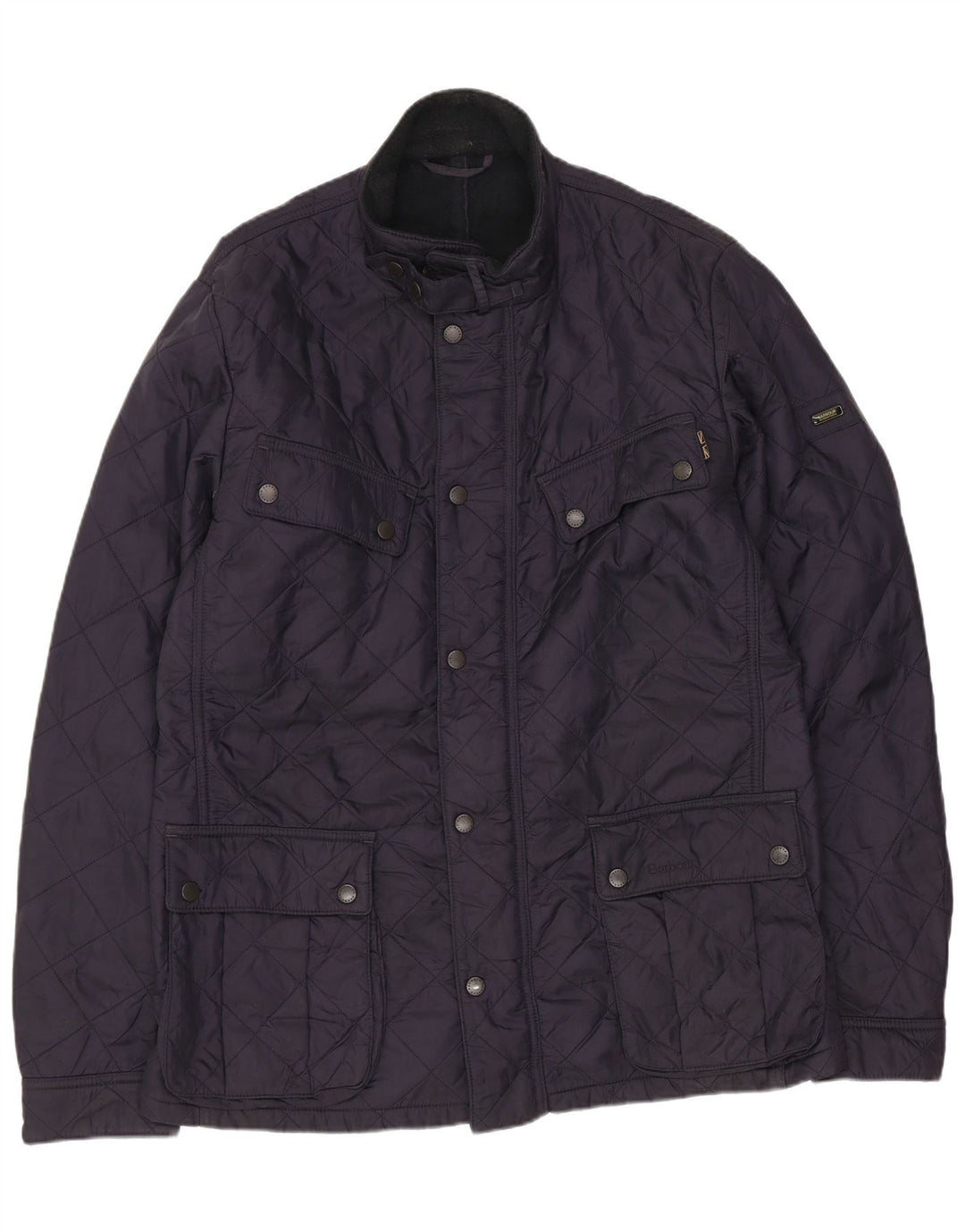 Barbour Veste matelassée pour homme UK 40 Large Bleu Marine Polyamide