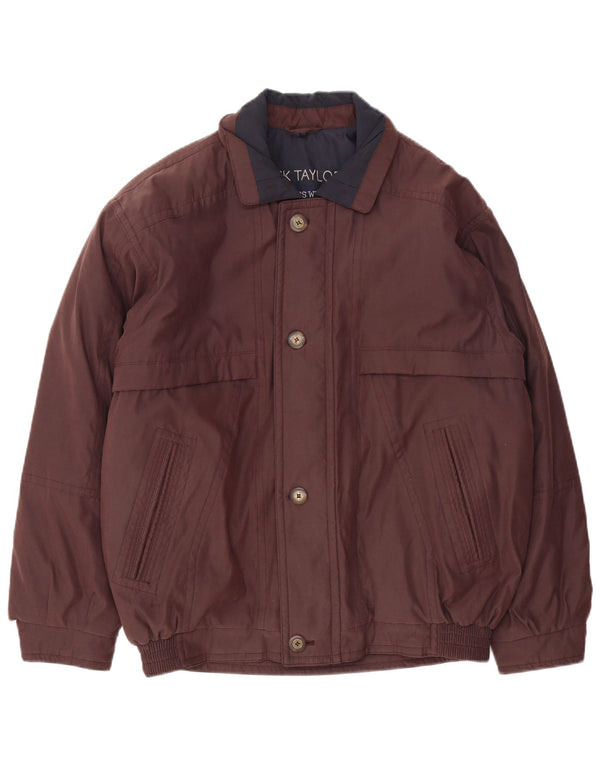 Nick Taylor Veste matelassée bomber pour homme IT 50 Large Marron Polyester