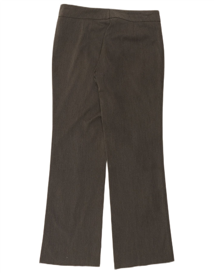 SASHA Pantalon décontracté bootcut pour femme US 12 Large W32 L32 Gris Polyester