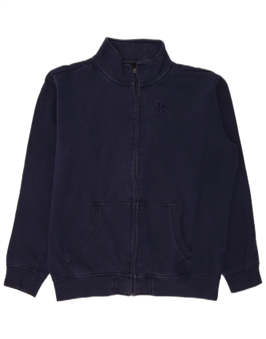 KAPPA Veste de survêtement pour homme en coton bleu marine Taille L