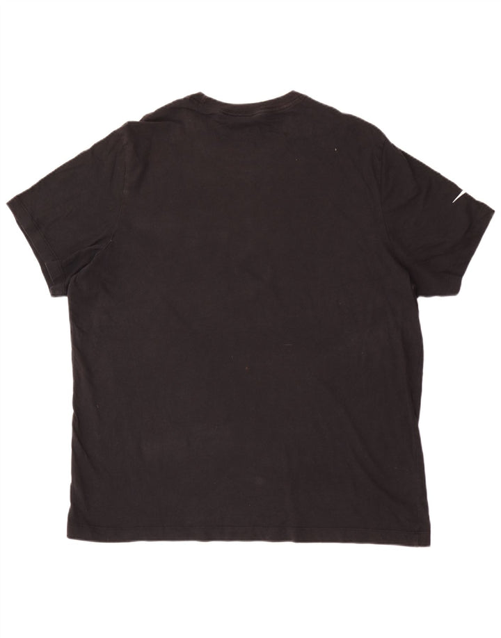 NIKE T-Shirt Homme Haut 2XL Coton Noir