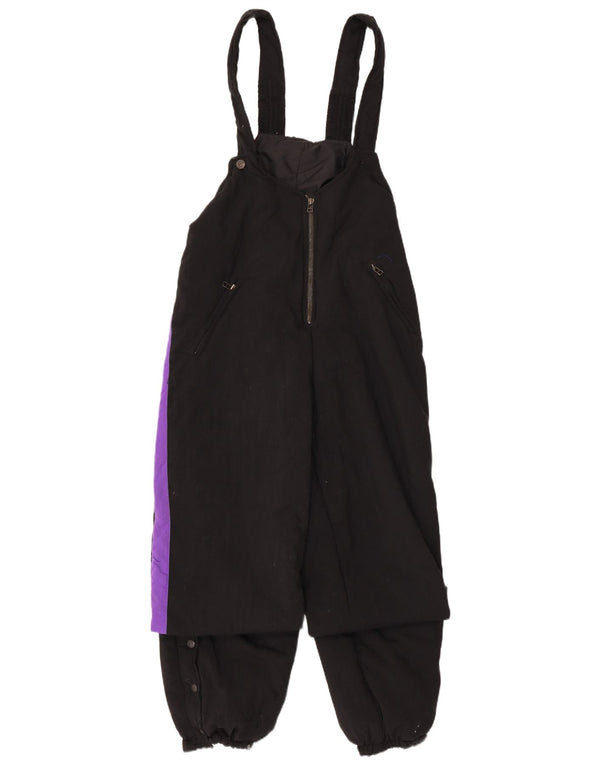 Combinaison de ski femme vintage XL W38 L30 Black Colourblock