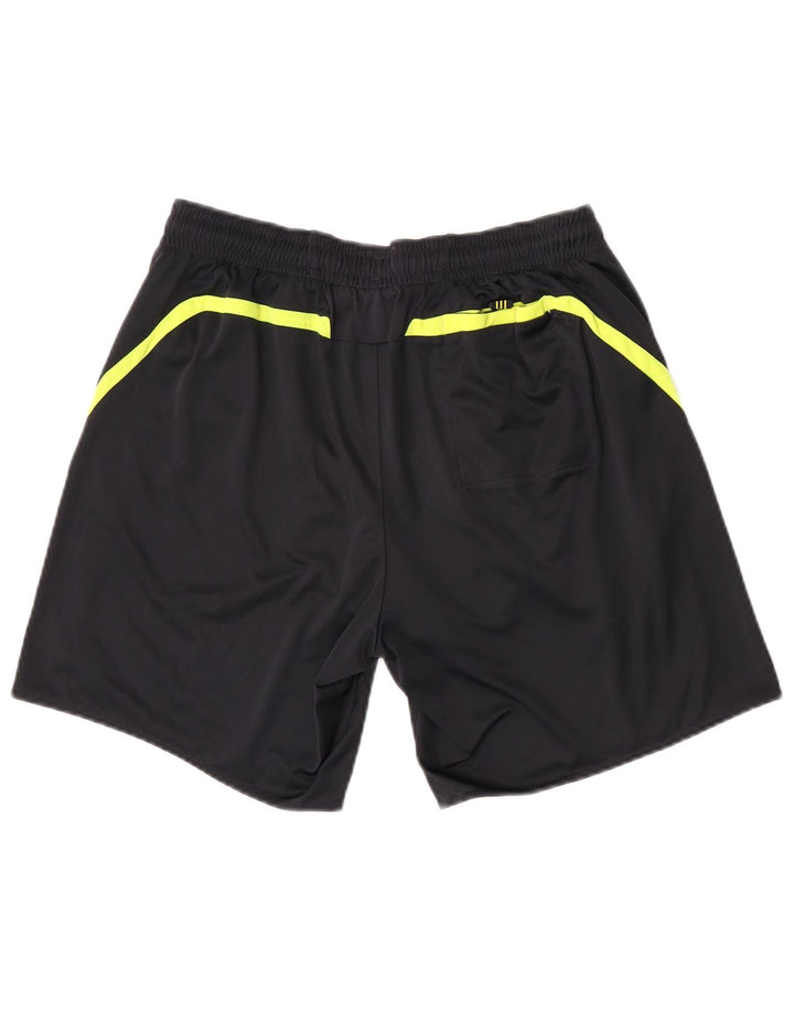 Adidas Short de sport Climacool pour homme - Large - Noir - Polyester color block