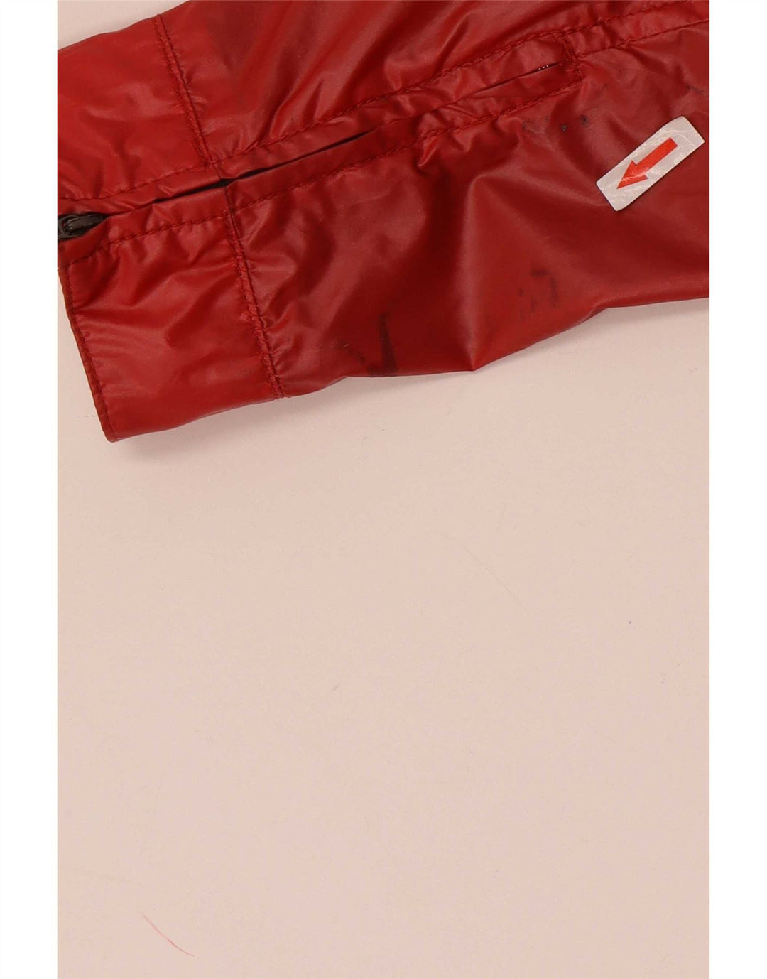 Refrigiwear Veste de pluie à capuche pour femme IT 38 XS Rouge Polyester