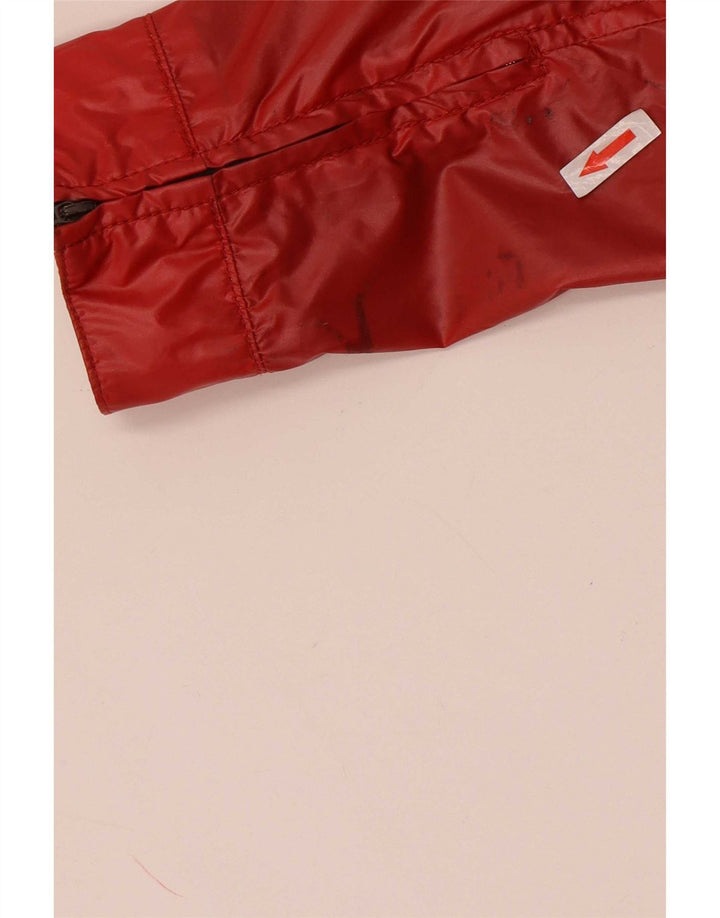 Refrigiwear Veste de pluie à capuche pour femme IT 38 XS Rouge Polyester