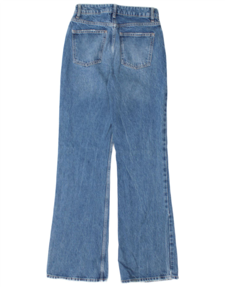 TOPSHOP Jean Bootcut Femme W26 L32 Bleu Coton