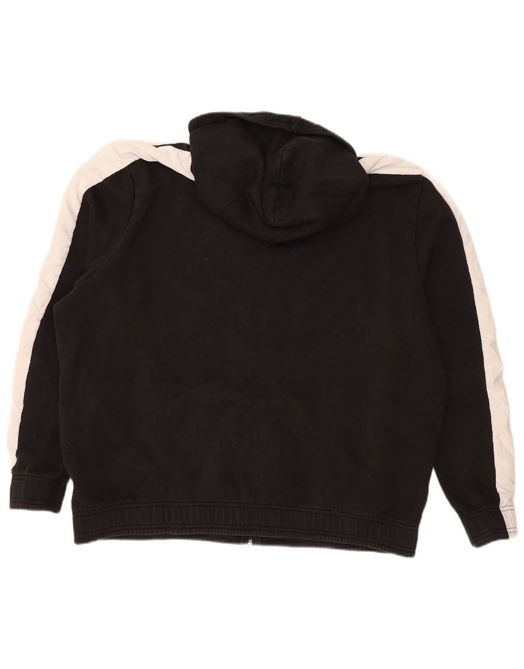 PUMA Pull à capuche zippé pour homme 2XL en coton color block noir