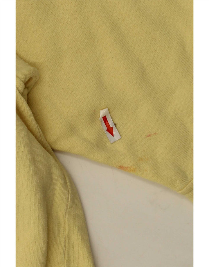 James Dillon Veste de survêtement pour homme en coton color block Jaune Taille L