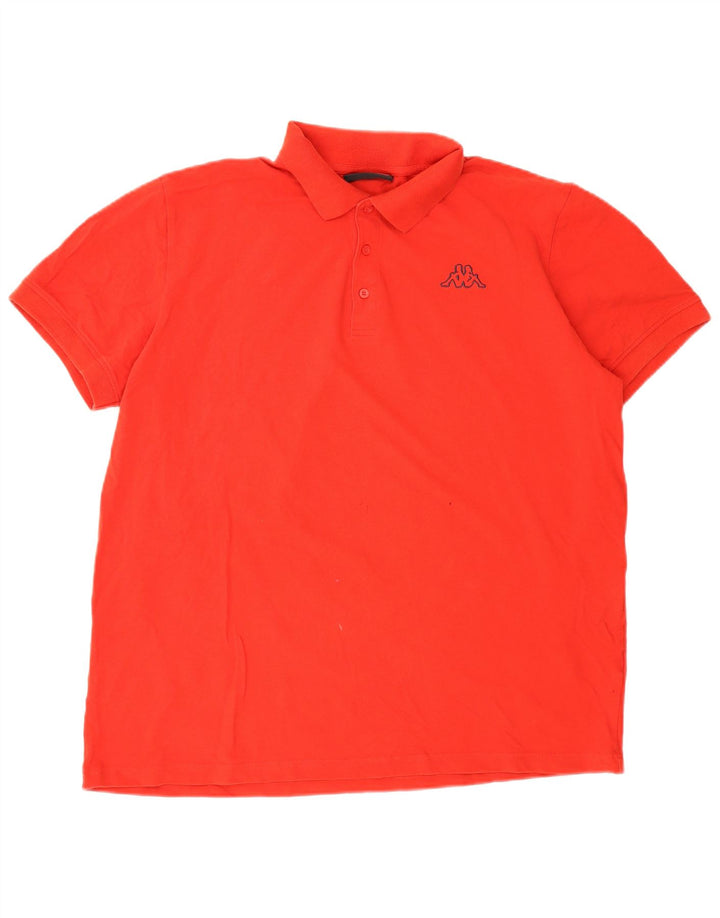 KAPPA Polo Homme 2XL Rouge Coton